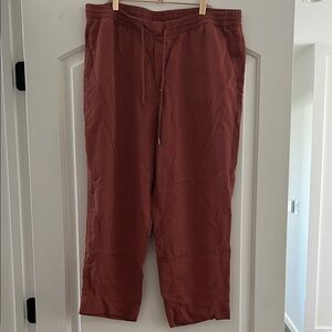 Banana Republic Rust Colored Wide Leg Pants